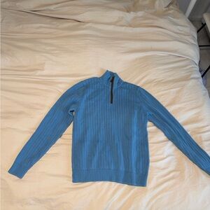 Brooks Brothers Cotton French Terry Half-Zip Pullover. Size medium